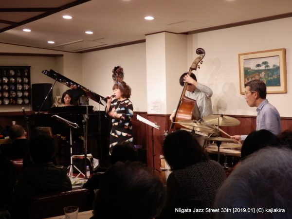 吉川ナオミ & 外山安樹子グループ＠喫茶マキ「第33回新潟ジャズストリート」20190119
