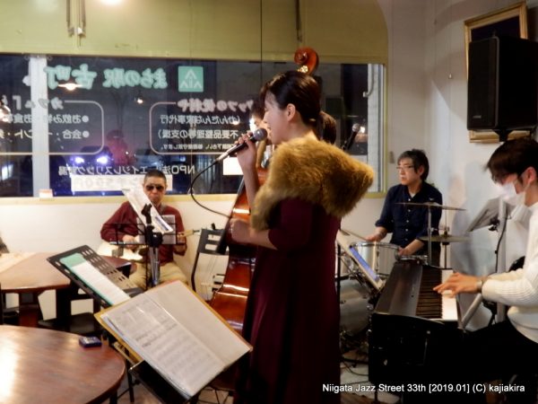 ビター・パンプキン&酒井まどか＠カフェ りんく「第33回新潟ジャズストリート」20190119