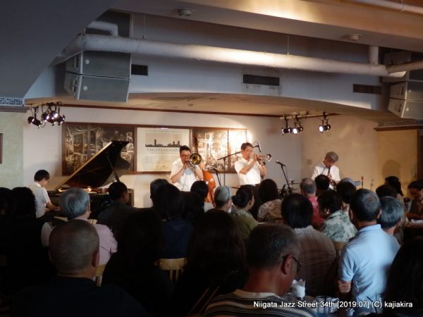 リバーサイド・ジャズバンド＋TonTon＠ジョイアミーア（東堀通7）☆第34回新潟ジャズストリート