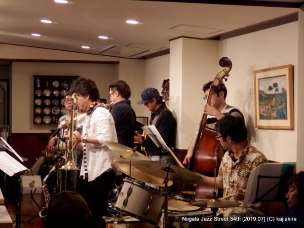 Yossy septet with RENA＠喫茶マキ（古町通6）☆第34回新潟ジャズストリート